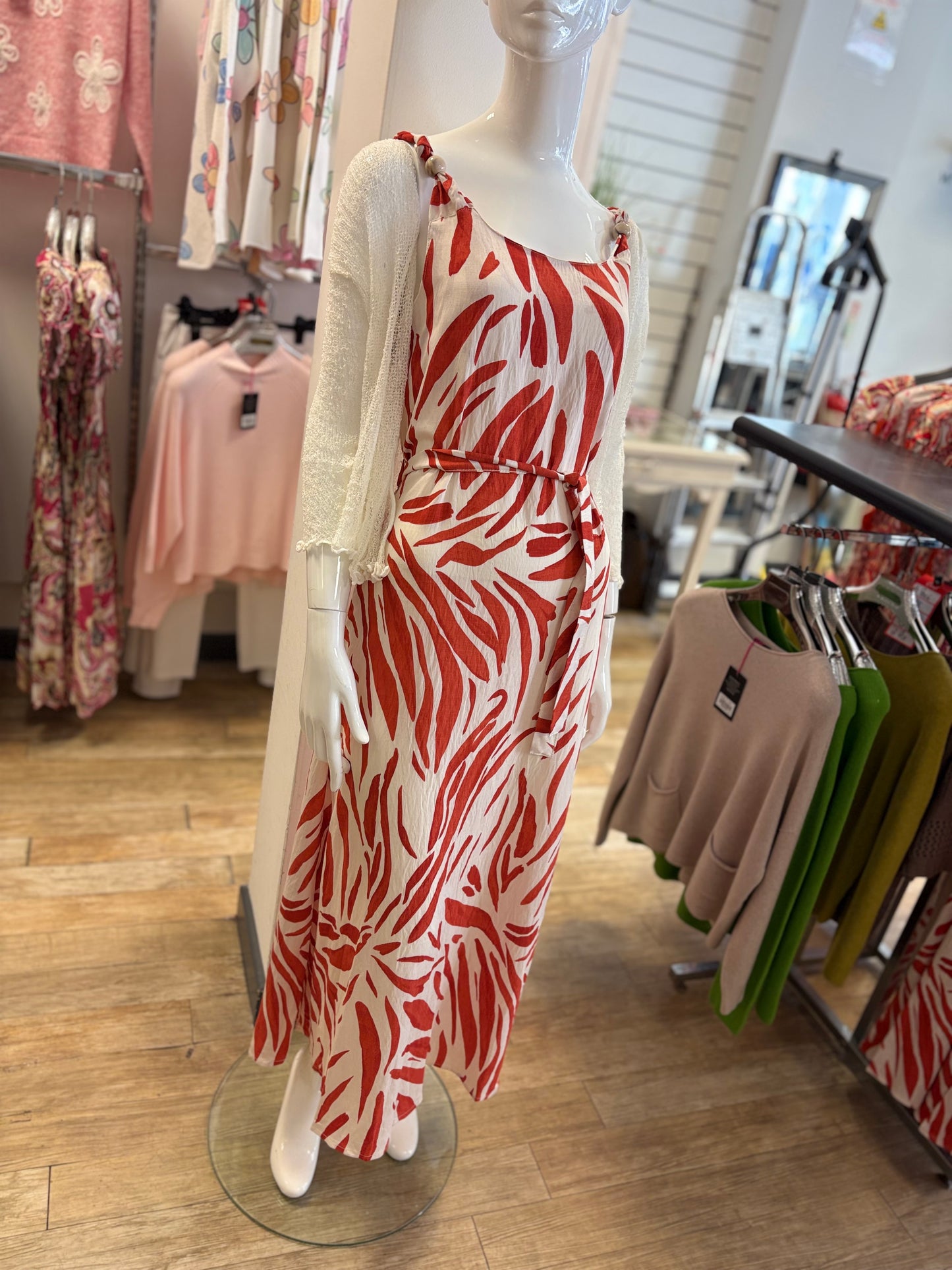 Chilli & Charm Strappy Tie Waist Dress