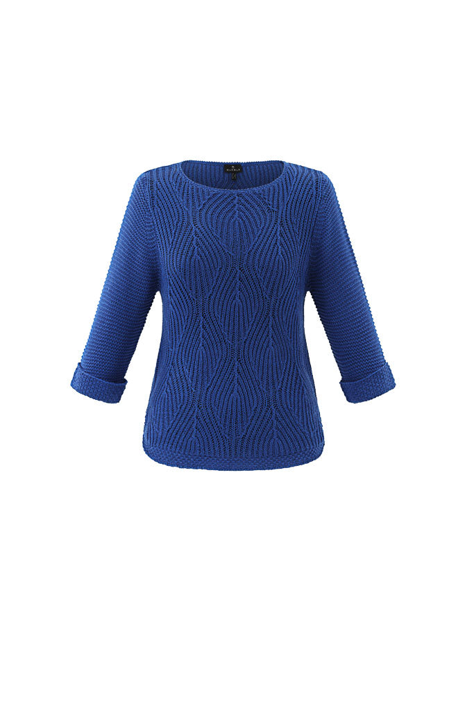 Marble Leaf Knitted Jumper