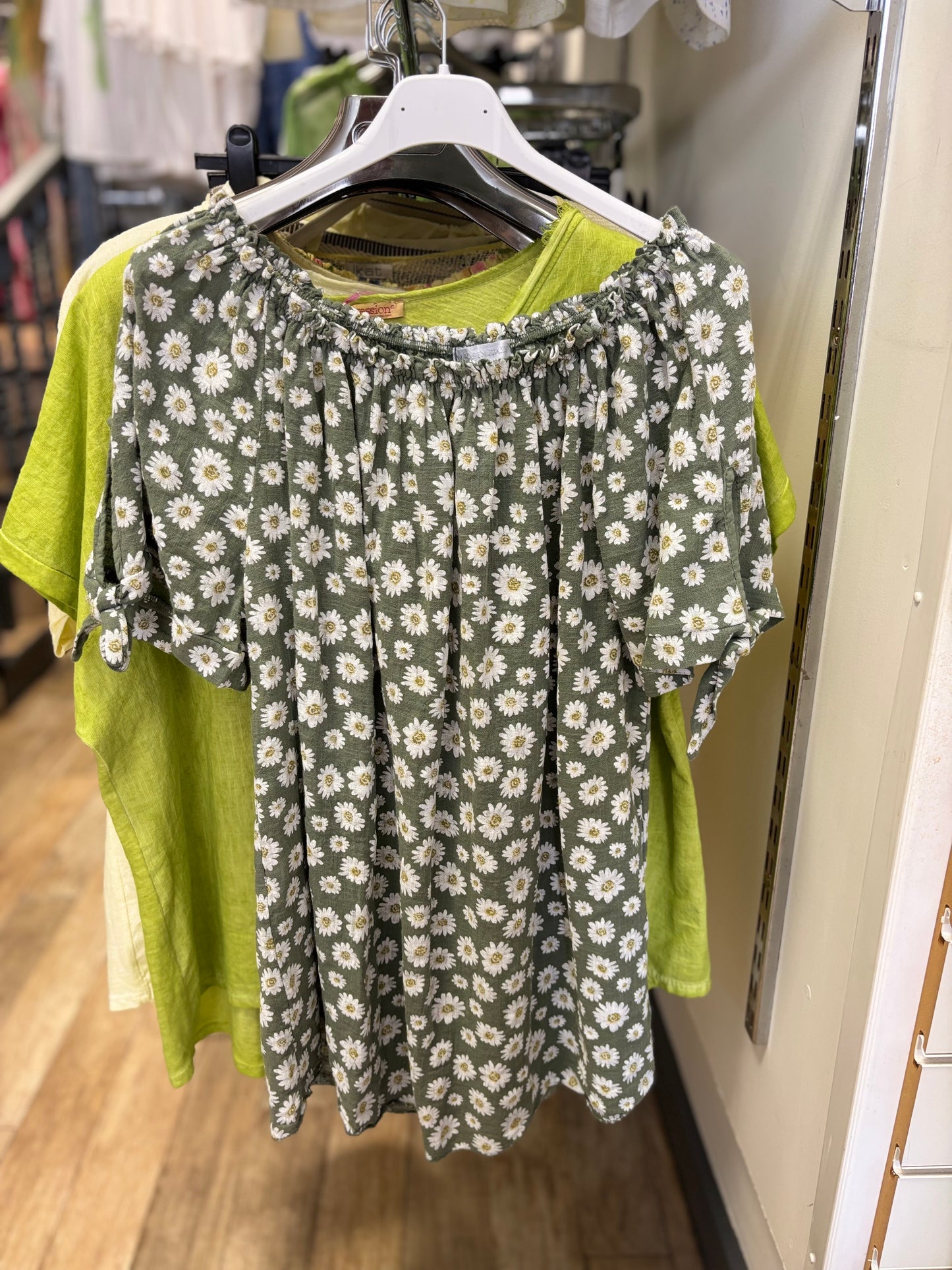 Floral Print Off The Shoulder Top