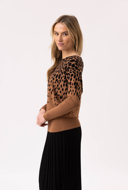 Marble Batwing Spotty Jumper
