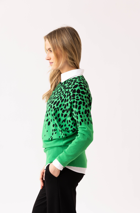 Marble Batwing Spotty Jumper