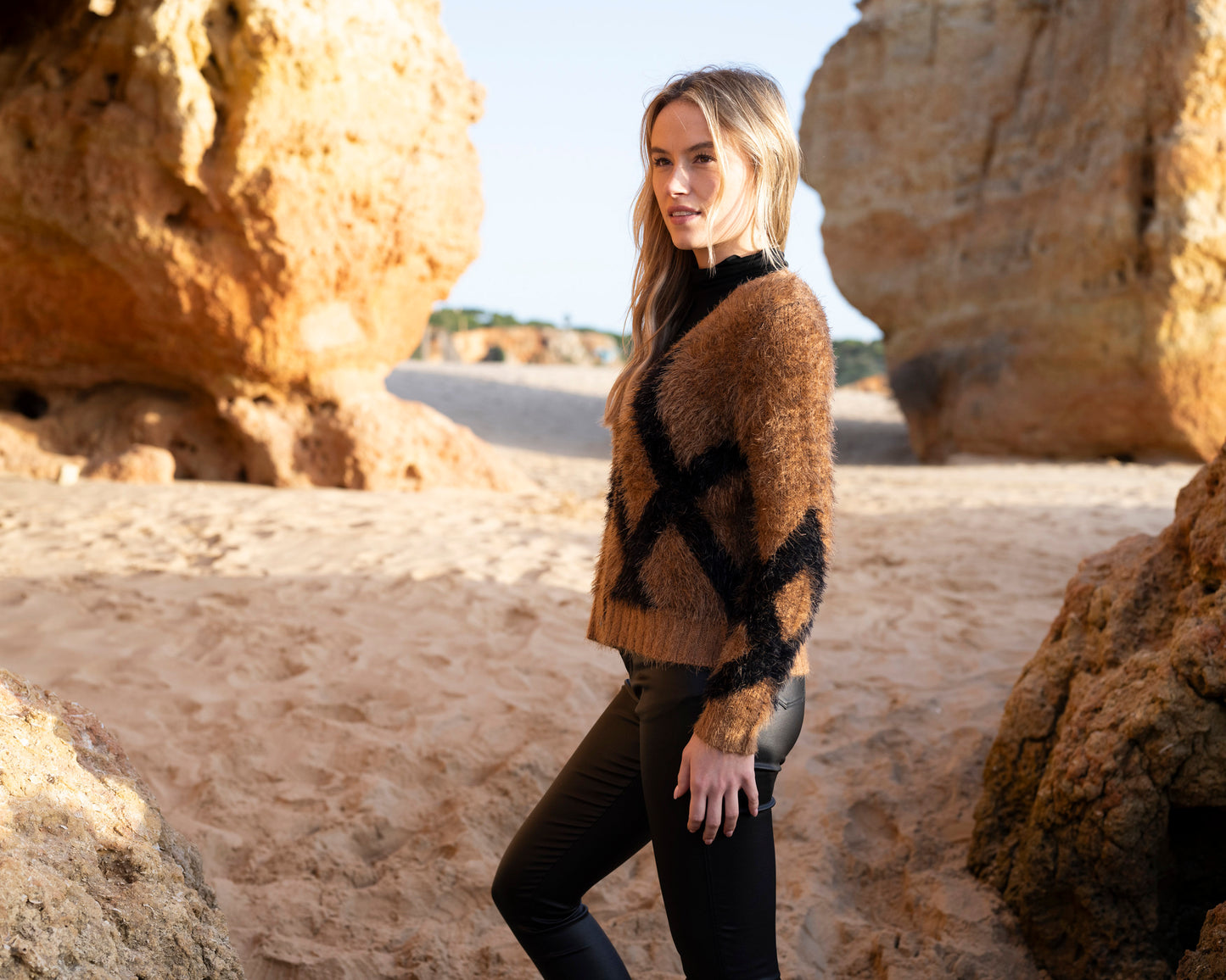 Marble Fluffy Cardigan