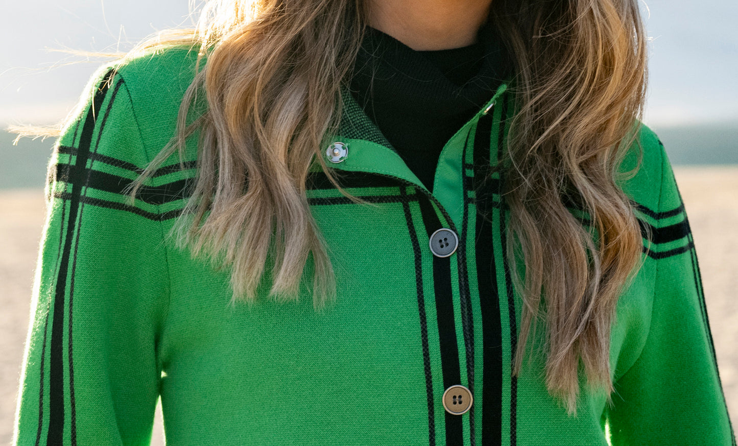 Marble Short Button Down Jacket
