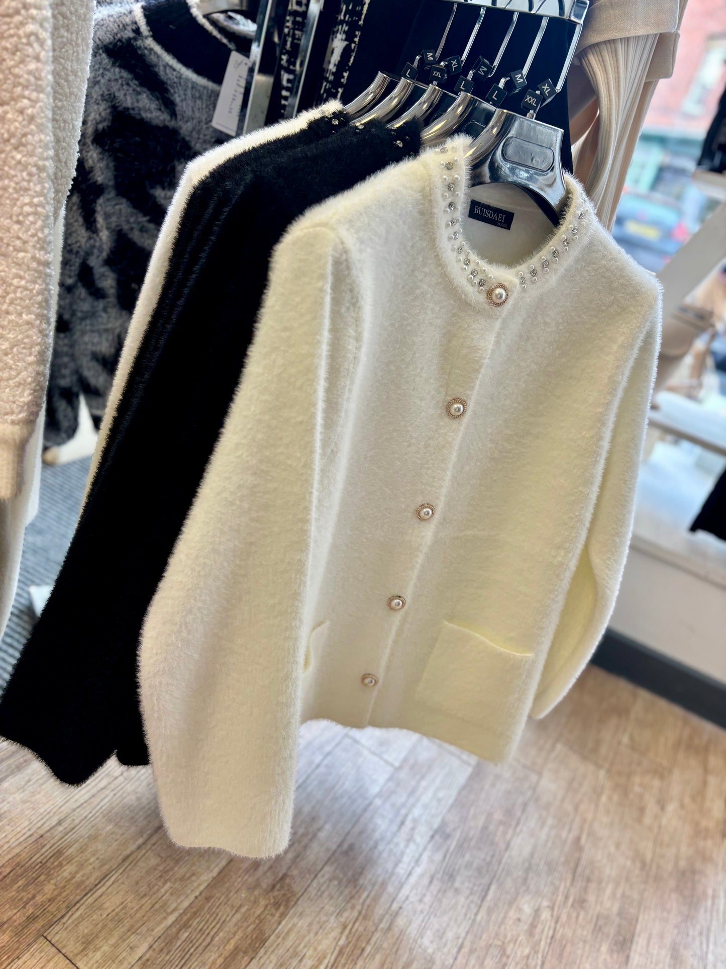 Diamanté Button Jacket
