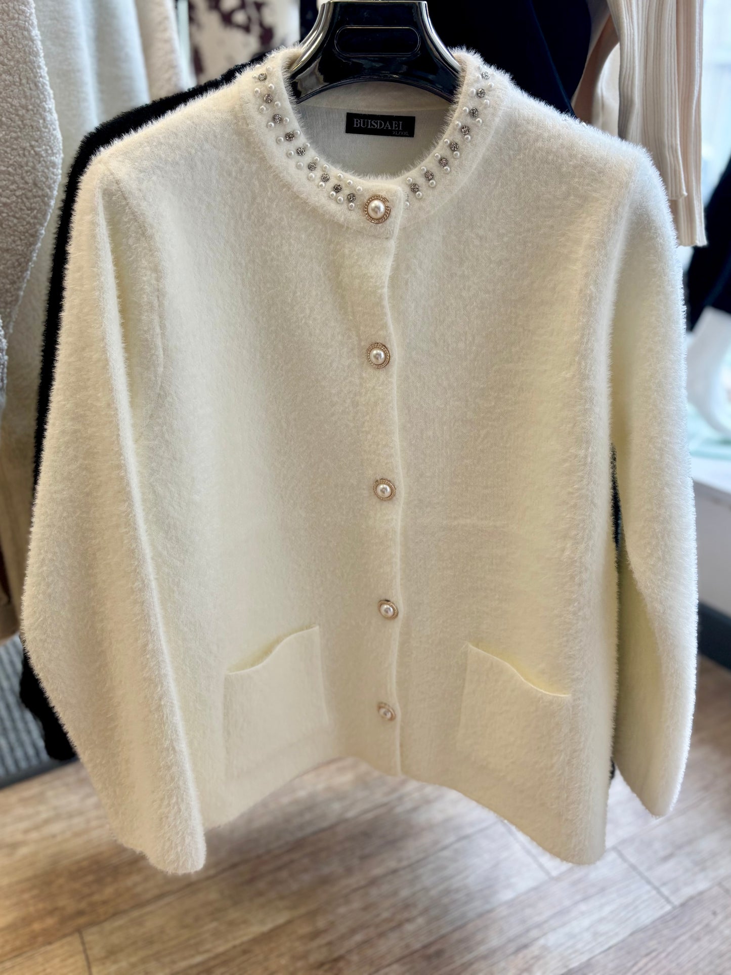 Diamanté Button Jacket
