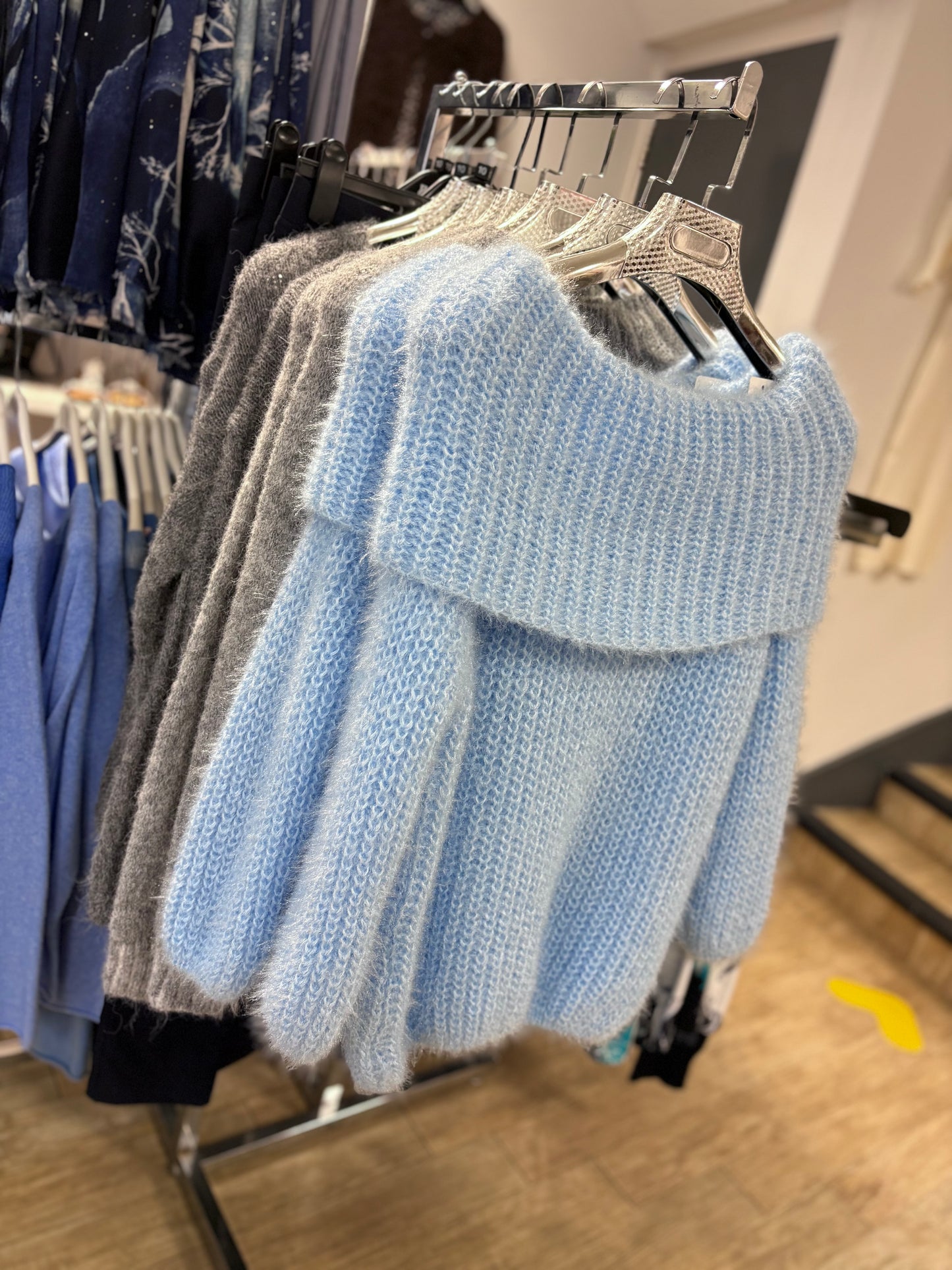 Fluffy Bardot Jumper