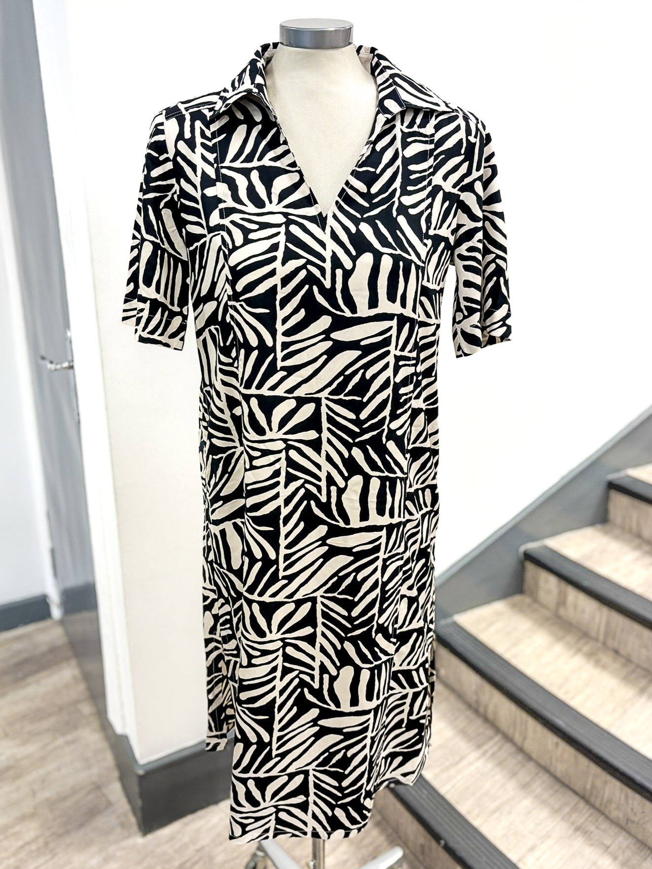Pomodoro Twig Shirt Dress