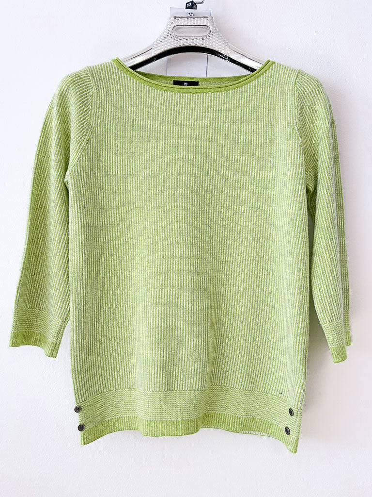 Marble Green Cotton Jumper