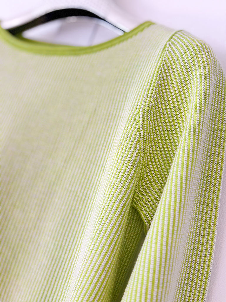 Marble Green Cotton Jumper