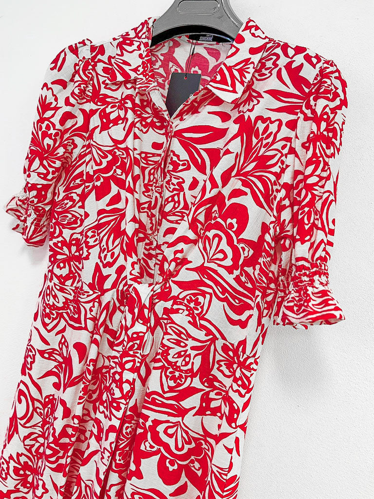 Love Sunshine Shirt Dress