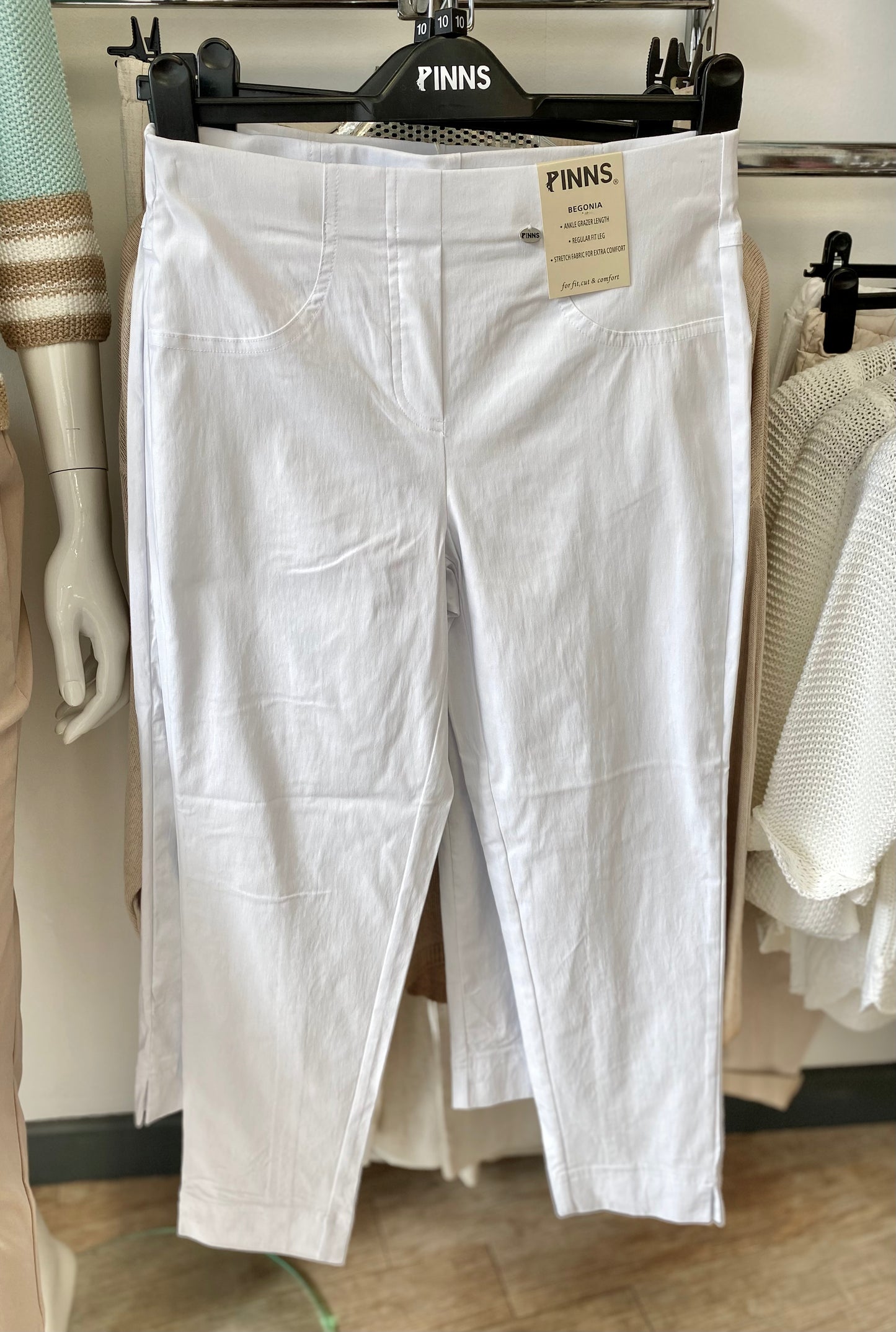 Pinns Pull On Ankle Grazer Trousers - DISCONTINUED