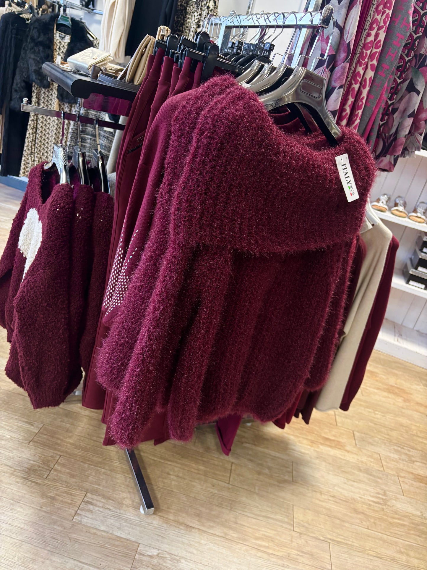 Fluffy Bardot Jumper