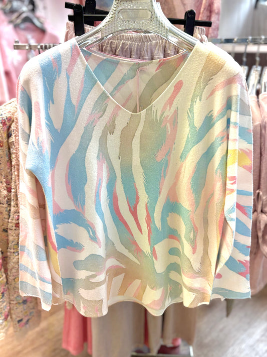 Printed Made in Italy Jumper