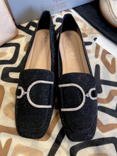 Load image into Gallery viewer, Kelsi Diamanté Flat Shoes