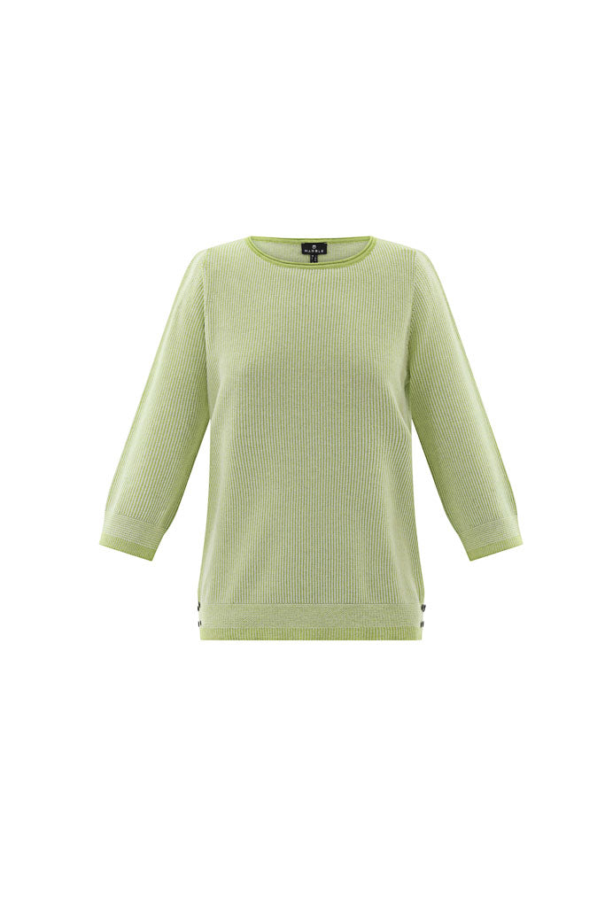Marble Green Cotton Jumper