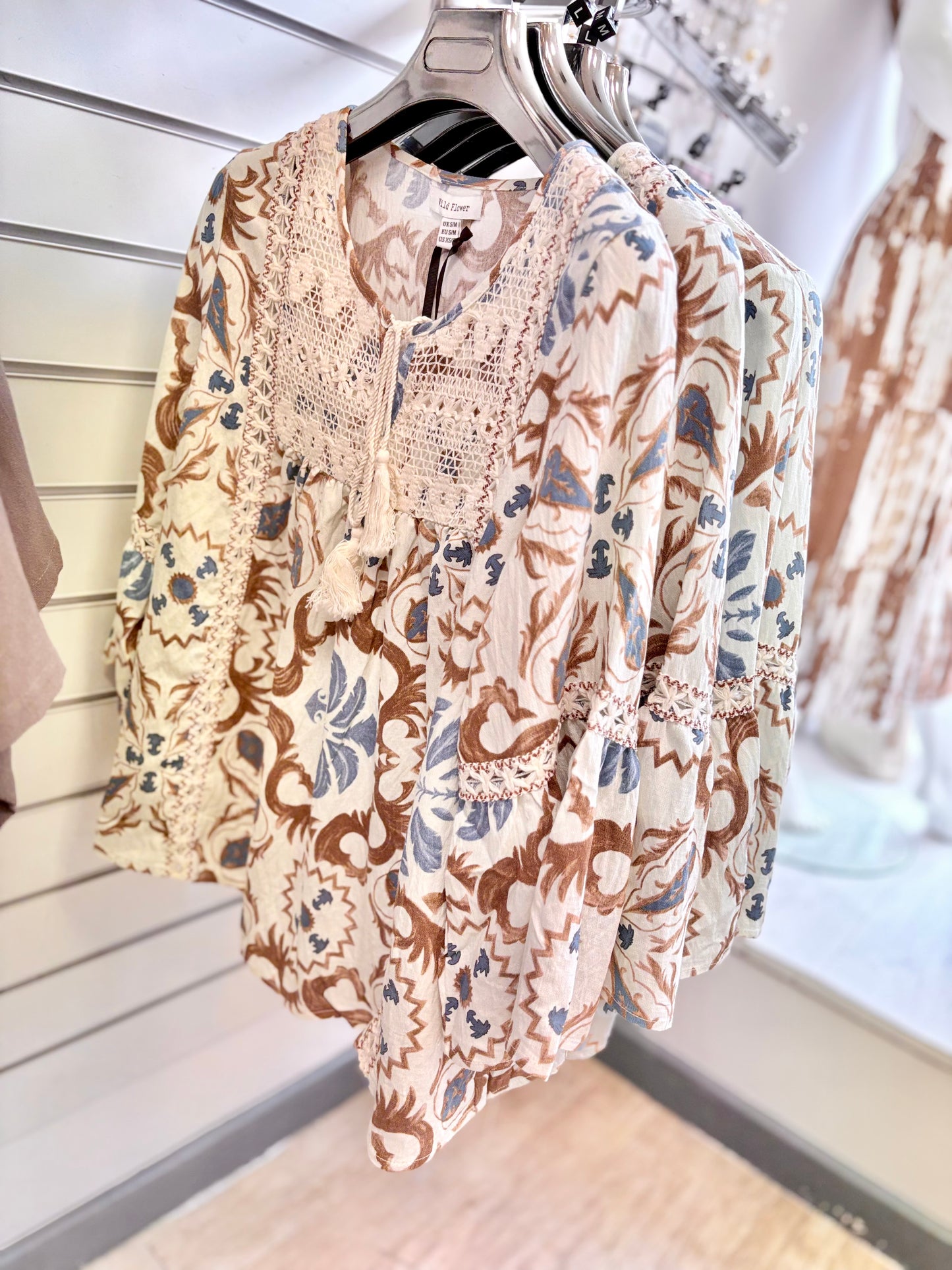 Wild Flower Smock Blouse