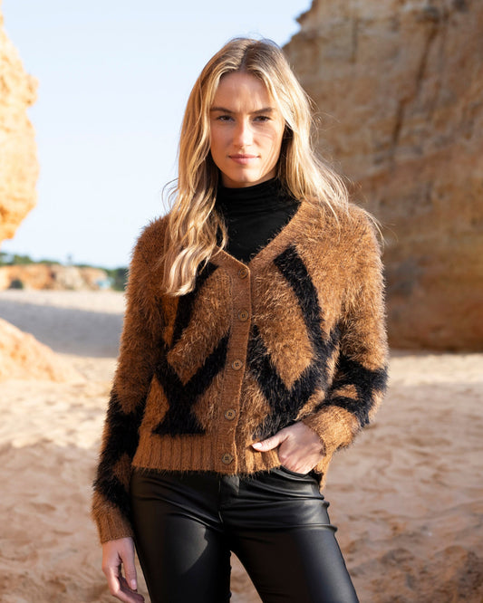Marble Fluffy Cardigan