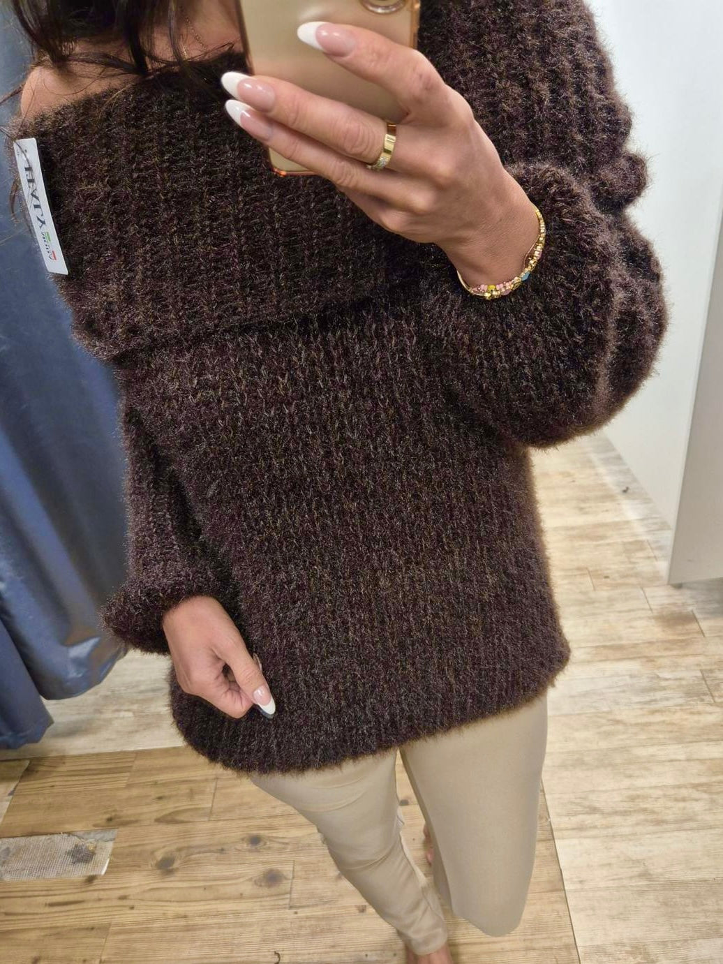 Fluffy Bardot Jumper