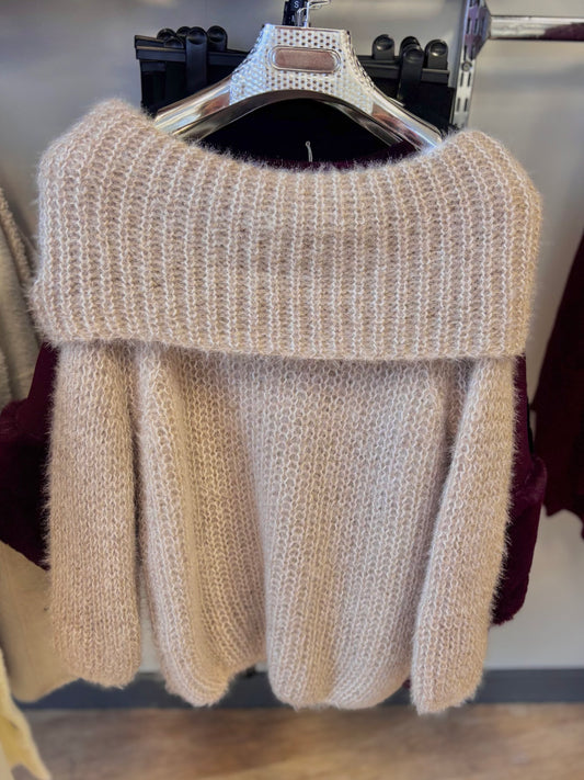 Fluffy Bardot Jumper