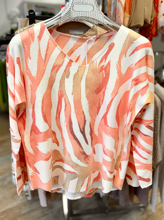 Printed Made in Italy Jumper