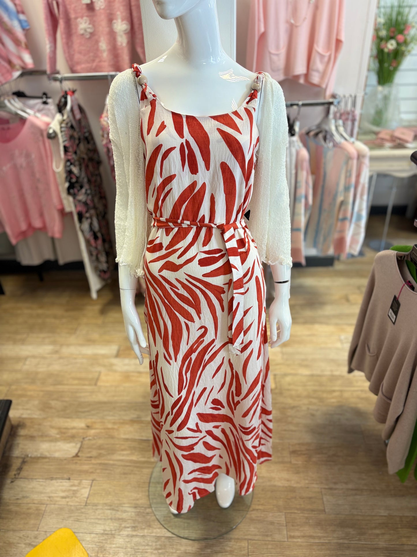 Chilli & Charm Strappy Tie Waist Dress