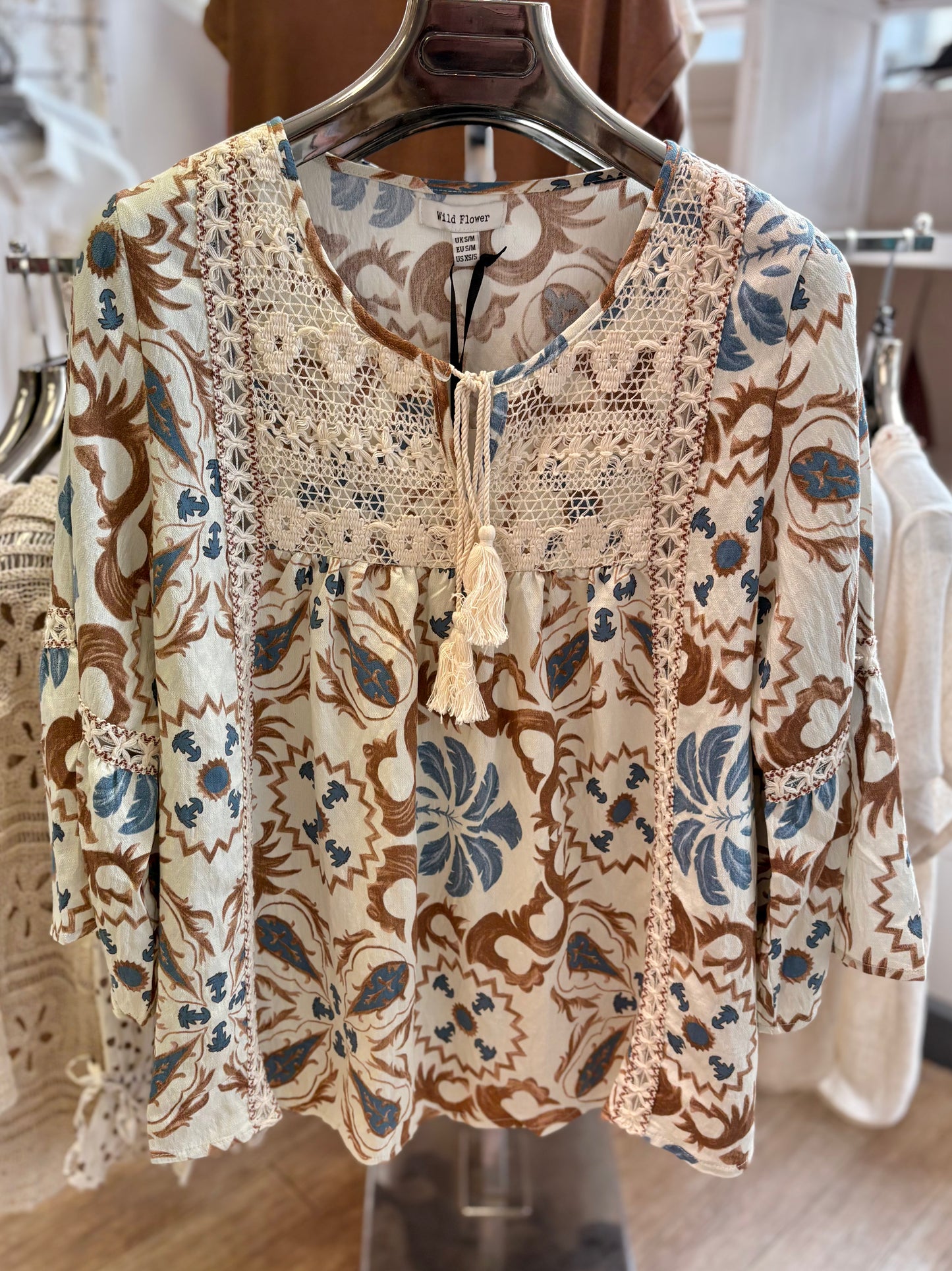 Wild Flower Smock Blouse