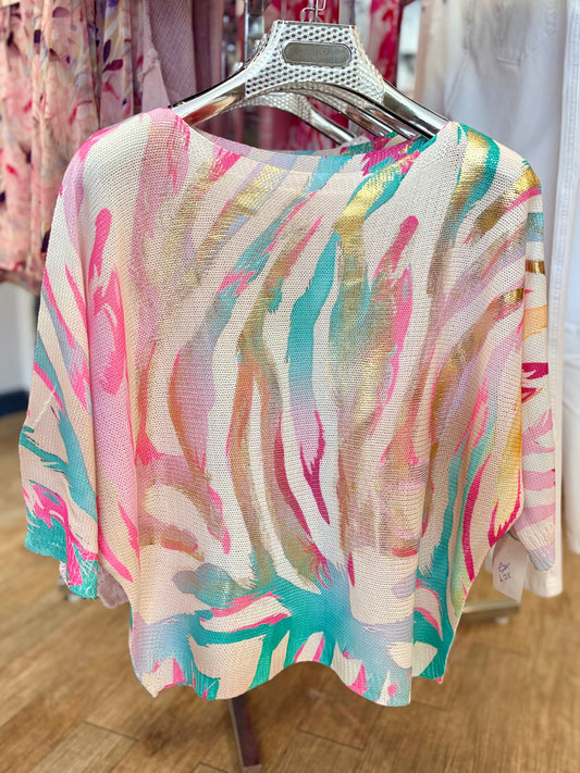 Made in Italy Gold Foil Jumper