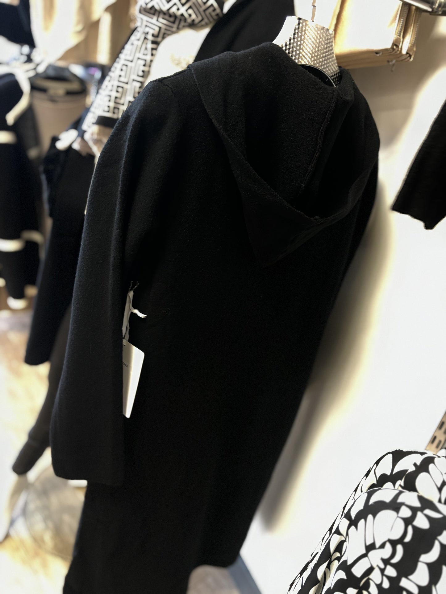 Faux Fur Pocket Edge to Edge Jacket