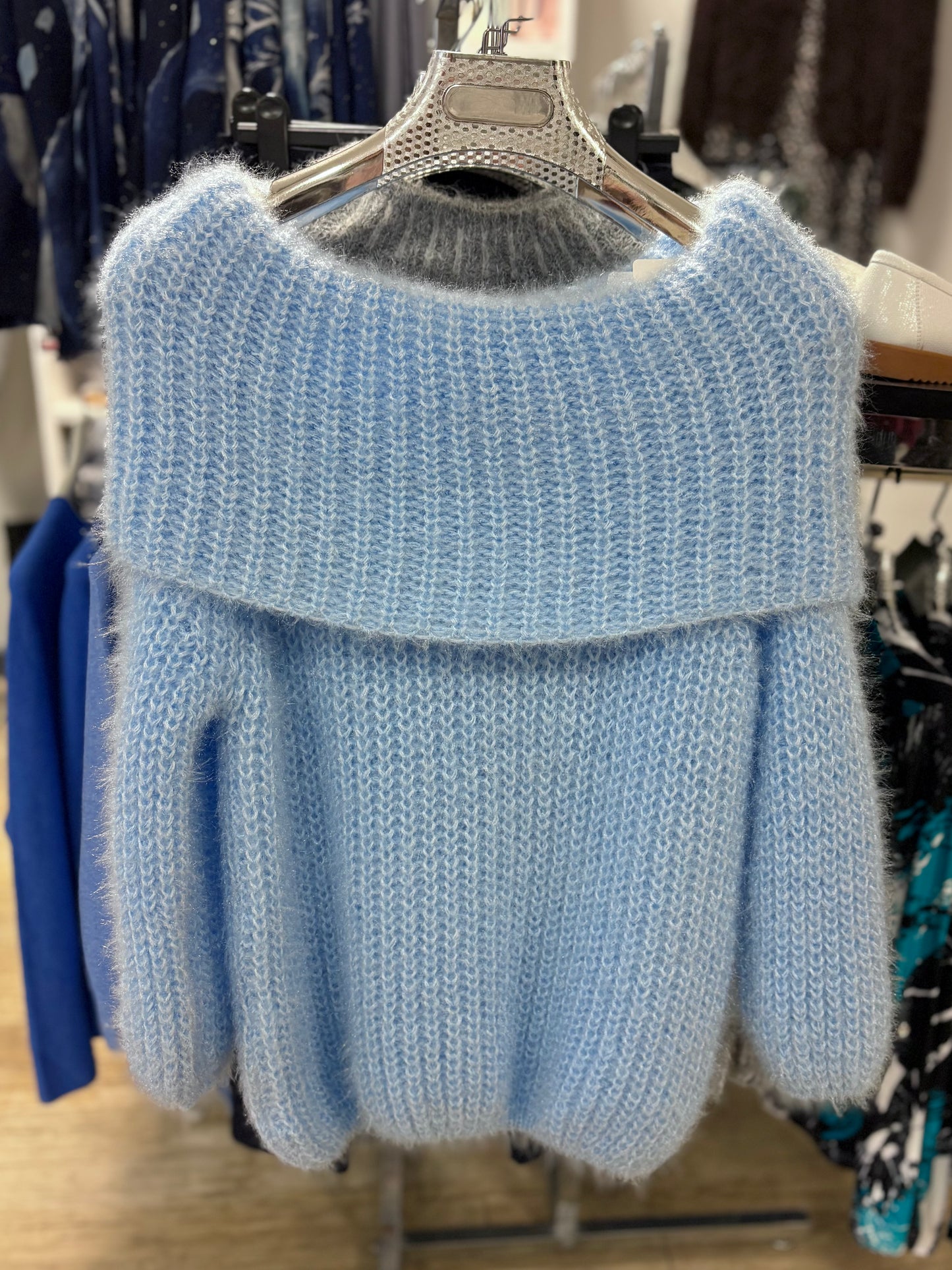 Fluffy Bardot Jumper