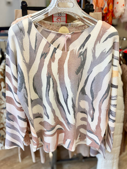 Printed Made in Italy Jumper