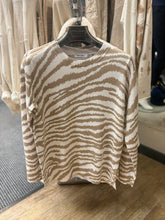 Load image into Gallery viewer, Alice Collins Jackie Pullover Zebra Print
