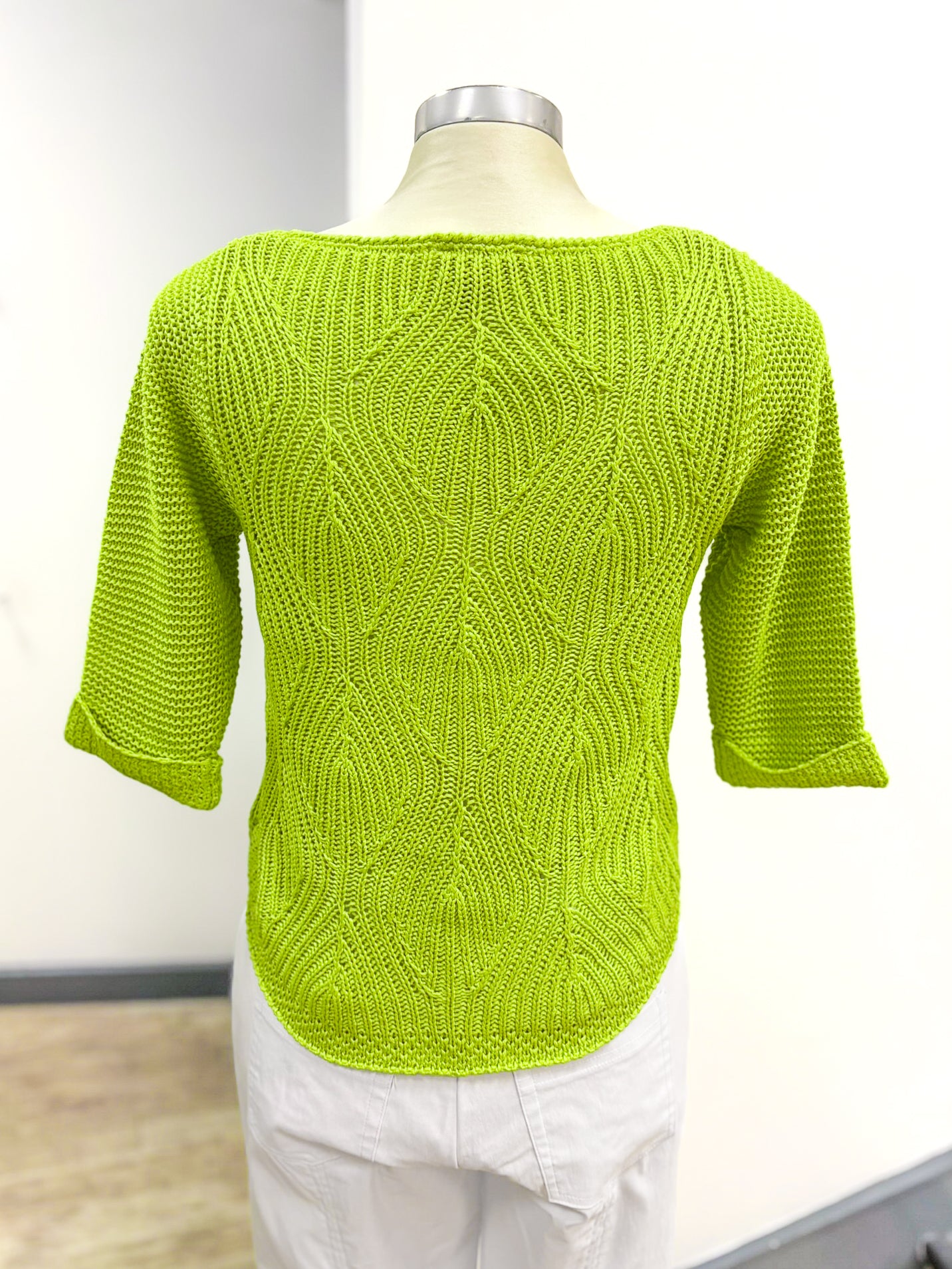 Marble Leaf Knitted Jumper