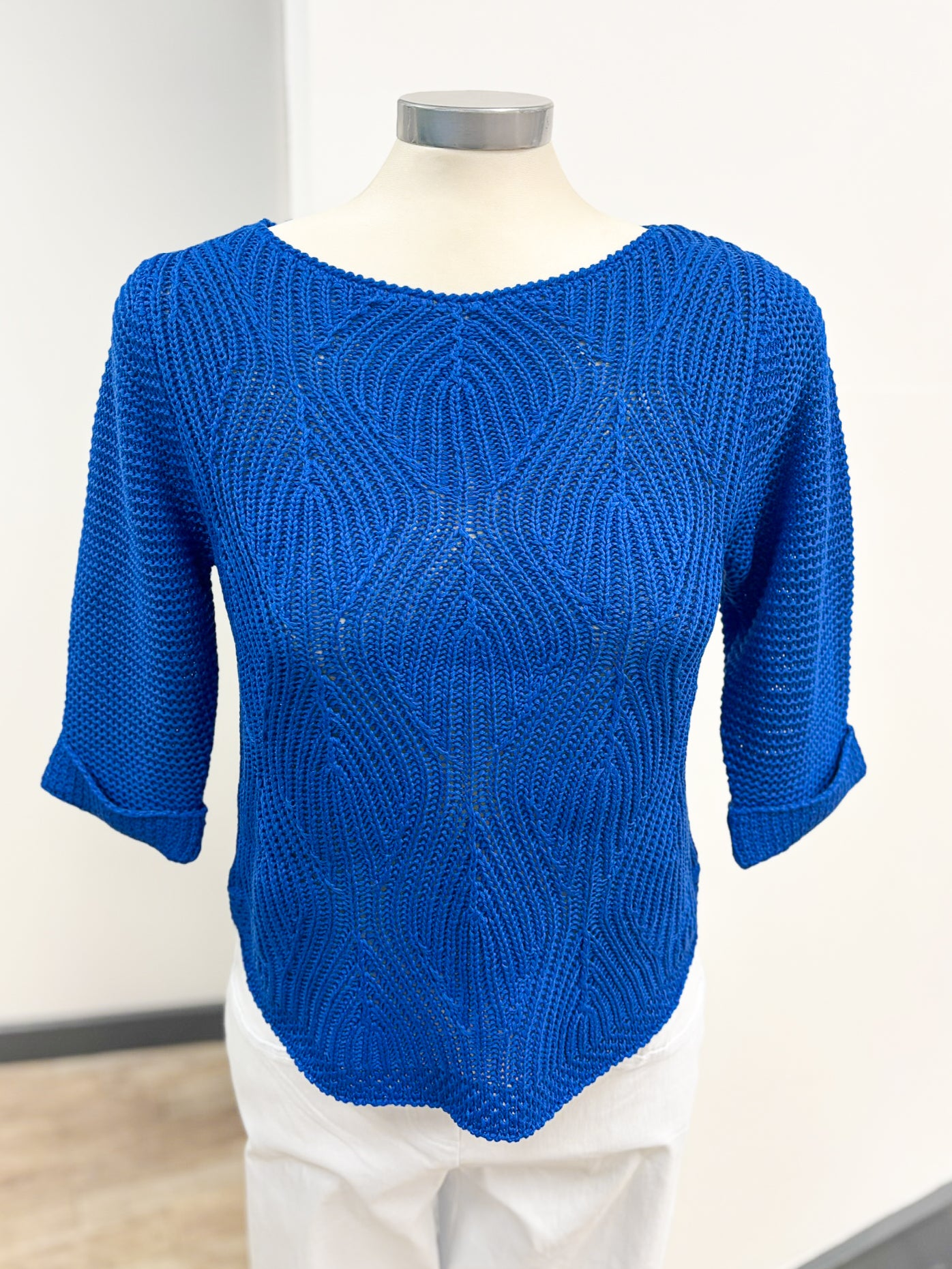 Marble Leaf Knitted Jumper