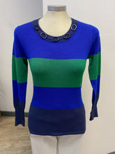 Load image into Gallery viewer, Marble Blue &amp; Green Jumper