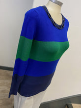Load image into Gallery viewer, Marble Blue &amp; Green Jumper