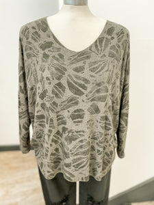 Lightweight Patterned Knit Top