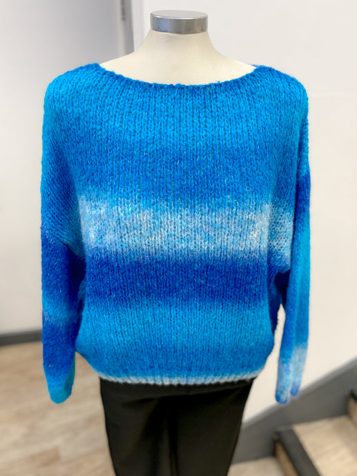 Sorbet Wool Blend Striped Jumper