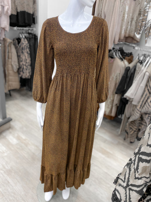 Sorbet Animal Print Maxi Dress