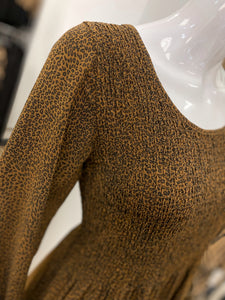 Sorbet Animal Print Maxi Dress