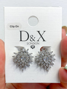 D&X Clip On Earrings