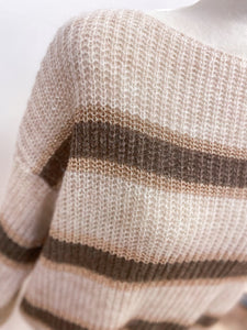 Sorbet Mohair Blend Striped Jumper