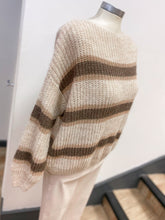 Load image into Gallery viewer, Sorbet Mohair Blend Striped Jumper