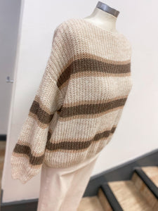 Sorbet Mohair Blend Striped Jumper