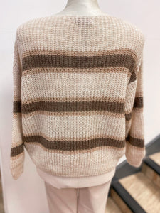 Sorbet Mohair Blend Striped Jumper