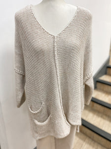 Sarah Tempest Alpaca Wool Blend Asymmetric Jumper
