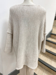 Sarah Tempest Alpaca Wool Blend Asymmetric Jumper