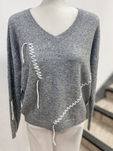 Load image into Gallery viewer, Sarah Tempest Zig Zag Wool Blend Jumper