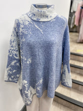 Load image into Gallery viewer, Sarah Tempest Polo Neck Poncho Jumper