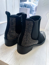 Load image into Gallery viewer, Sparkly Black Ankle Boots