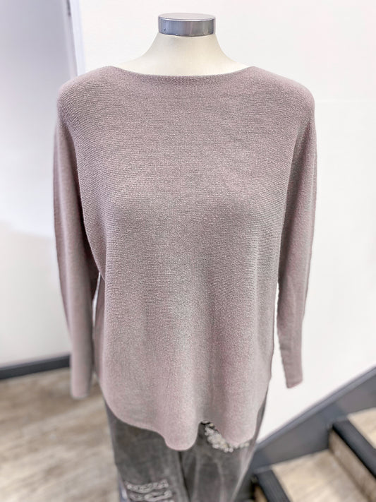 Wide Neck Plain Jumper